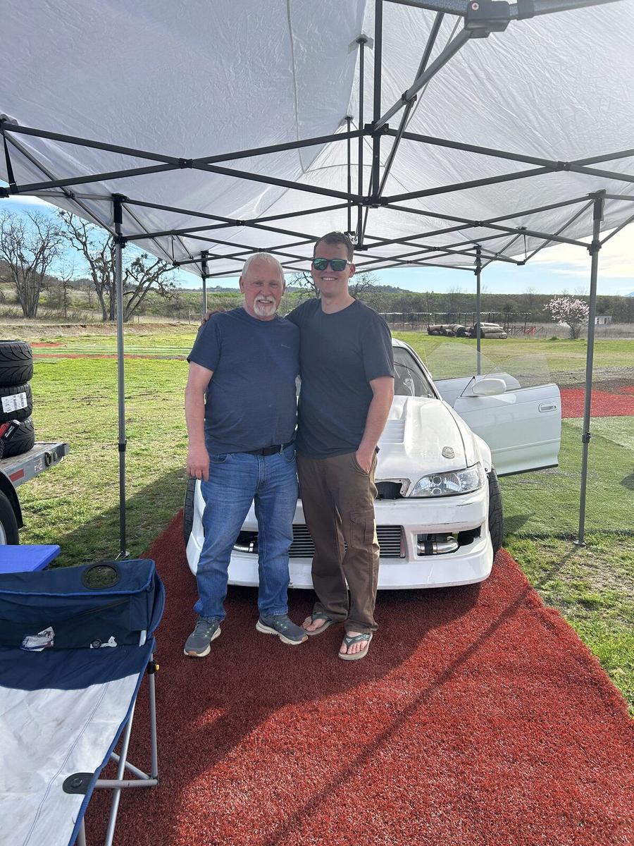 At a drift event with my dad