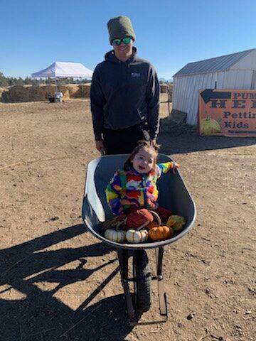 Pumpkin patch with the kiddo